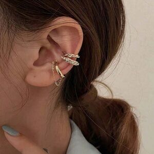 (NEW NWT) Gold and Silver Ear Cuff Set